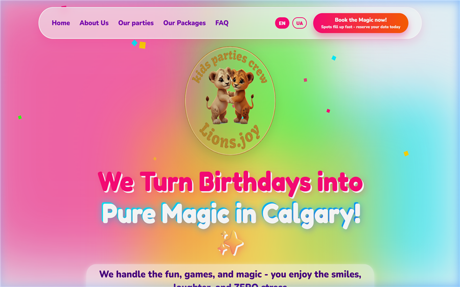 Lions Joy Kids Entertainment